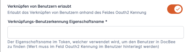 Verknüpfung Benutzerkennung